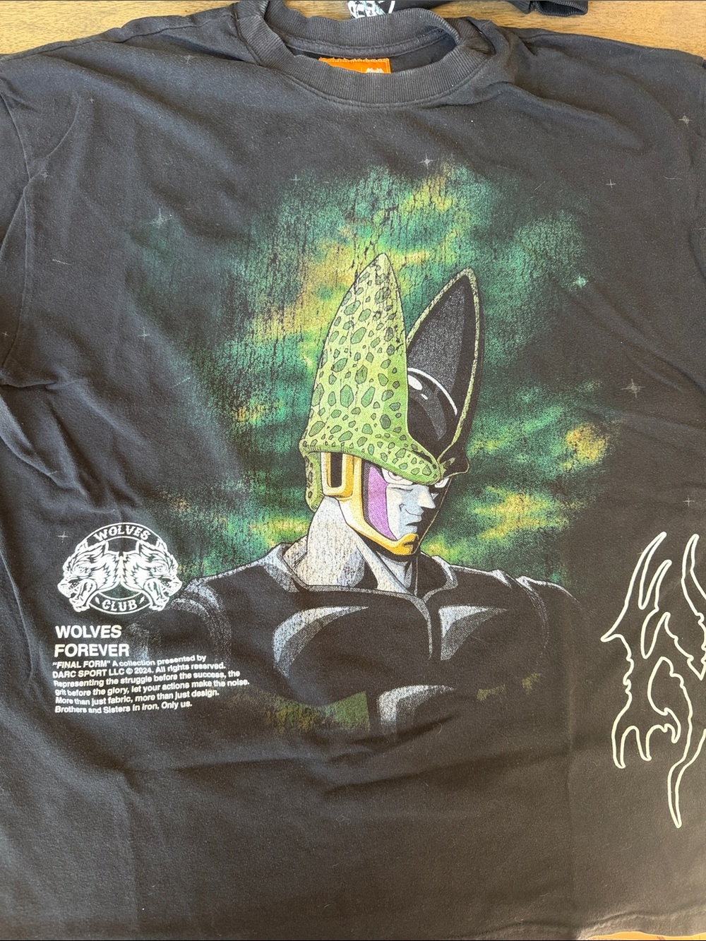 Darc Sport oversized Black Tee Dragon Ball Z Cell